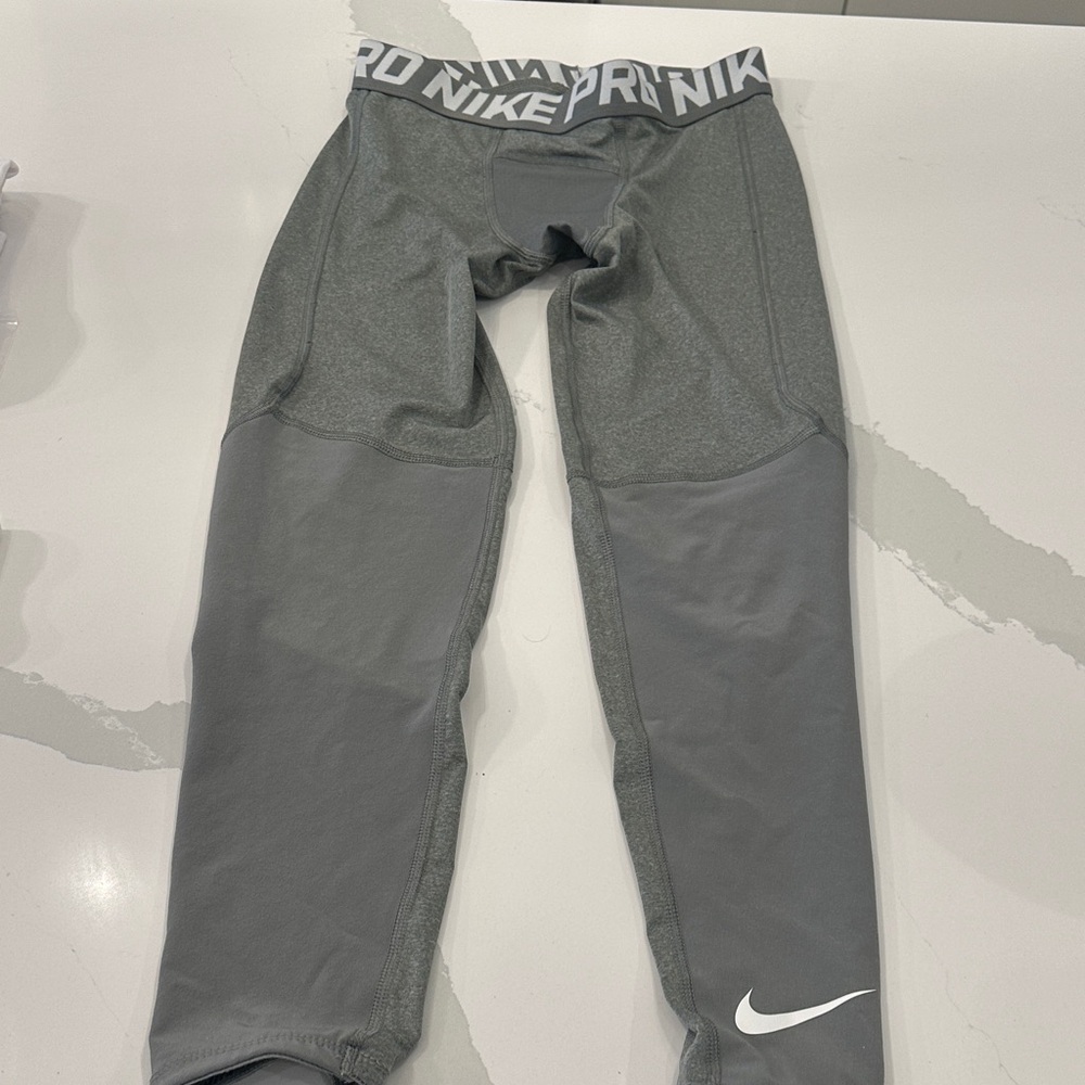 Nike Kids Pro Gray Leggings